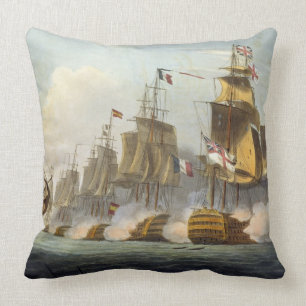 Strijd tegen Trafalgar, 21 oktober 1805, uit 'The Kussen