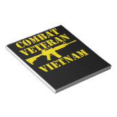 Strijd tegen Veteran Vietnam Notitieblok (Schuin)