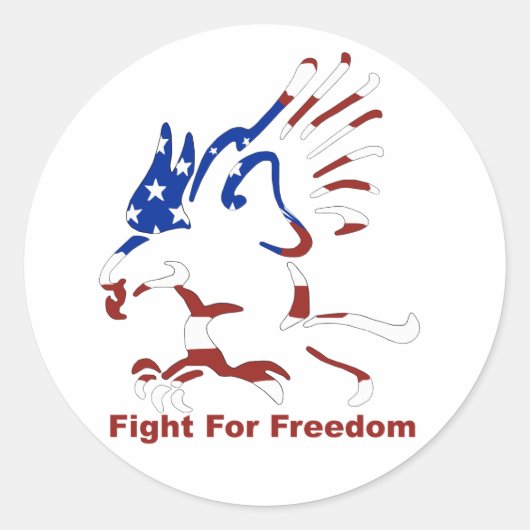Strijd voor Freedom Eagle Stickers (Voorkant)