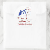 Strijd voor Freedom Eagle Stickers (Tas)