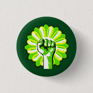 Strijd voor het milieu! Strijd tegen klimaatverand Ronde Button 3,2 Cm