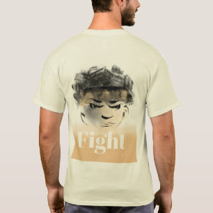 Strijd voor je droomstrijdige illustratie t-shirt