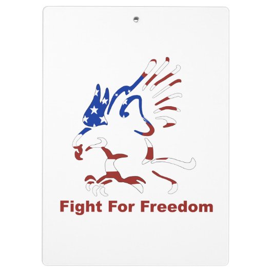 Strijd voor vrijheid klembord (Achterkant)