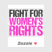 Strijd voor vrouwenrechten Pro Choice Laptop Sticker (Vel)