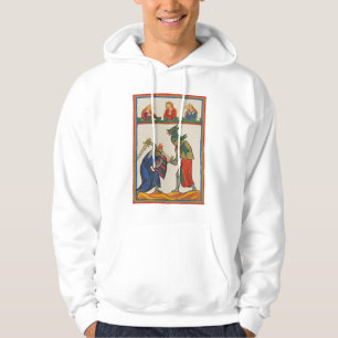 Strijdende ridders op een toernooi, 14e eeuw hoodie