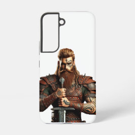 Strijder met zwaard samsung galaxy hoesje