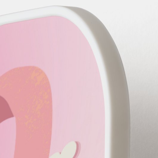 Strijder op en van de Court Pickleball Paddle (Links Detail)