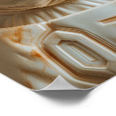 Strijder slaat muur terug poster (Hoek)