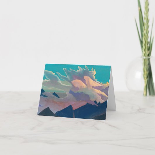 Strijder van het Licht door Nicholas Roerich Bedankkaart (Voorkant)