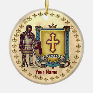Strijder voor Jezus Christelijk ornament