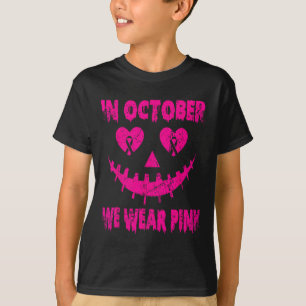 Strijders Emble Krijg Je Roze Jackolantern T-shirt