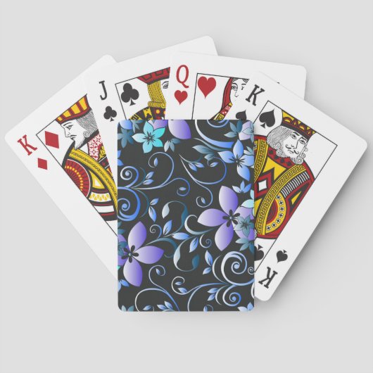 Strijdpapier 6 pokerkaarten (Achterkant)