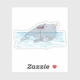 strijdwalvis sticker