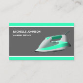 Strijkmachine Strijkijzer Strijkservice Visitekaartje (Voorkant)