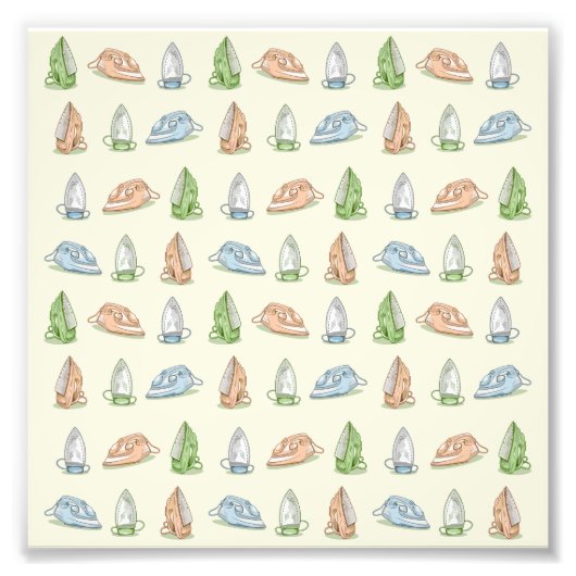 Strijkpatroon Foto Afdruk (Voorkant)