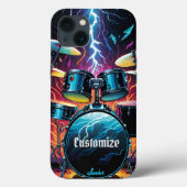 Strike A Beat Drum Set Case-Mate iPhone Case (Achterkant)