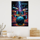 Strike A Beat Drum Set Poster (Keuken)