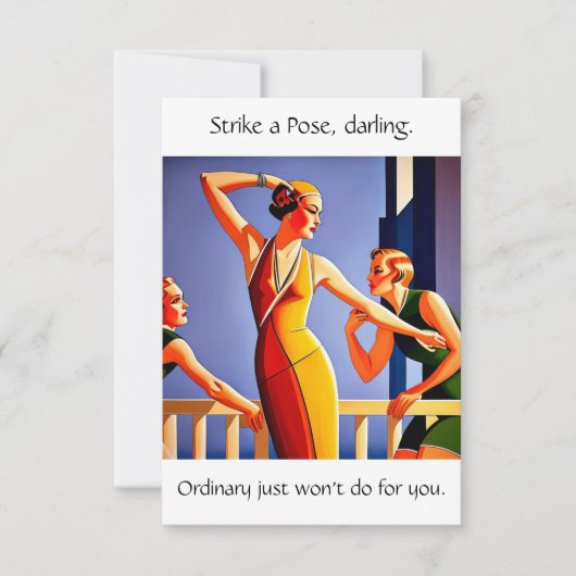 Strike a Pose Kaart (Voorkant)