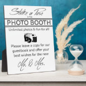 Strike a Pose Photo Booth Plaque (Côté)