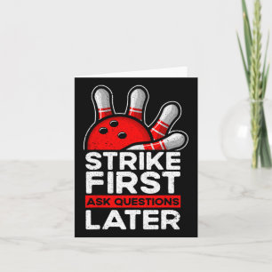 Strike - Bowling Ball Funny Bowling Kaart