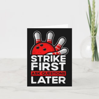 Strike - Bowling Ball Funny Bowling Kaart