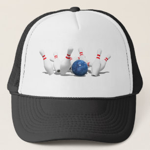 Strike. Bowling Ball & Pins: Trucker Pet