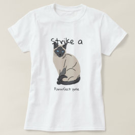 Strike een Purfect pose T-shirt