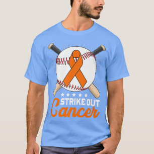 Strike Out ADHD Awareness Month Oranje Ribbon Base T-shirt