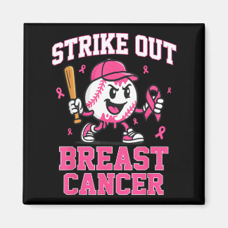 Strike Out Borstkanker Honkbal Ijs Drip Magneet