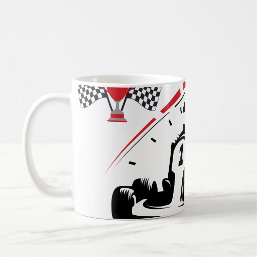 Strike with Style: The Ultimate karting Mug (Gauche)