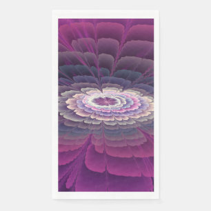Strikende Bloem Kleurrijk Abstract Fractale Kunst Servet