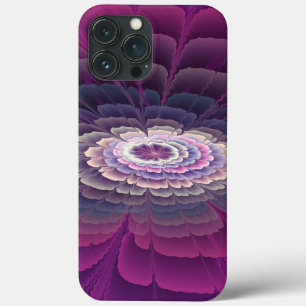 Strikende bloem kleurrijke abstracte fractale kuns iPhone 13 pro max hoesje