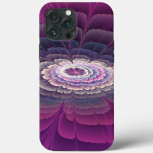 Strikende bloem kleurrijke abstracte fractale kuns iPhone 13 pro max hoesje