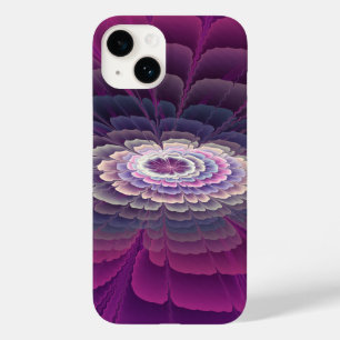 Strikende bloem kleurrijke abstracte fractale kuns Case-Mate iPhone 14 hoesje