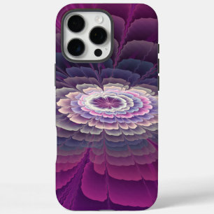 Strikende bloem kleurrijke abstracte fractale kuns iPhone 16 pro max hoesje