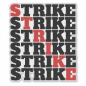 STRIKER! STICKER (Voorkant)