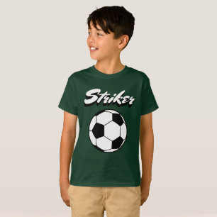Striker Voetbal Minimaal Sport T-shirt