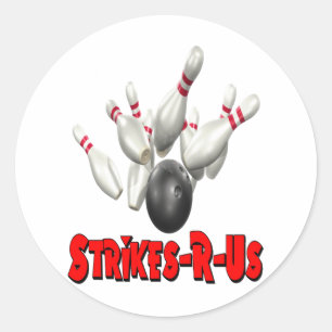 Strikes-R-Us Ronde Sticker