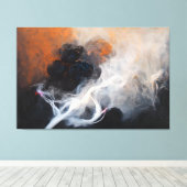Strikethrough stretched canvas Print (Insitu (Houten vloer))