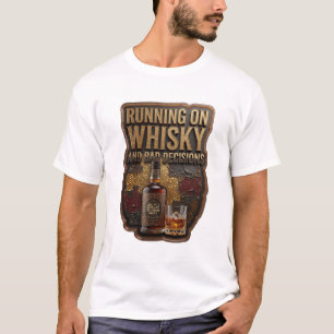 Striking OP WHISKY EN SLECHTE BESLISSINGEN v2 T-shirt