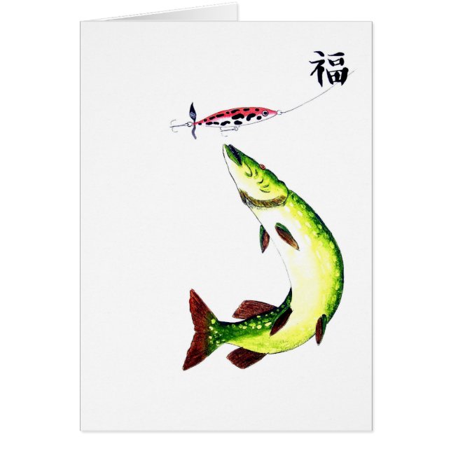 Striking Pike fisherman (Devant)