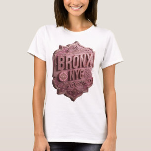 Striking Pink BRONX NYC Citat Shirt