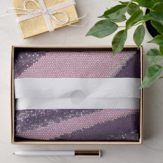 Striking pink & purple splash with glamour & punch tissuepapier (Geschenk)