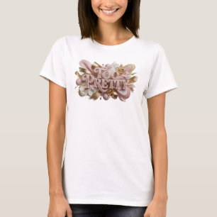 Striking Rode TEKST KUNST T-shirt