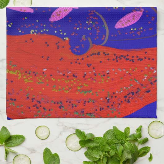 Strikingly Beautiful Creature Kitchen Towel Theedoek (Gevouwen)