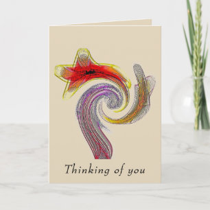 "Strikingly Flamboyant" 5x7 blanco kaart met envel