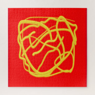 String and Rope Hope Art Design Graphics red Legpuzzel