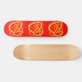 String and Rope Hope Art Design Graphics red Skateboard (Horizontaal)