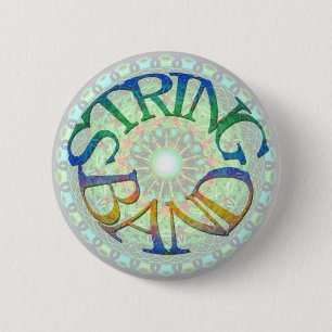 String Band Pin Ronde Button 5,7 Cm