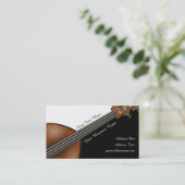 String Bass Player Visitekaartje (Staand voorkant)